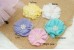 Selina Chiffon Flower (L, 8cm), Pack of 2